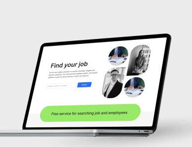 One-side landing page