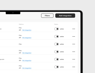 API development & integration