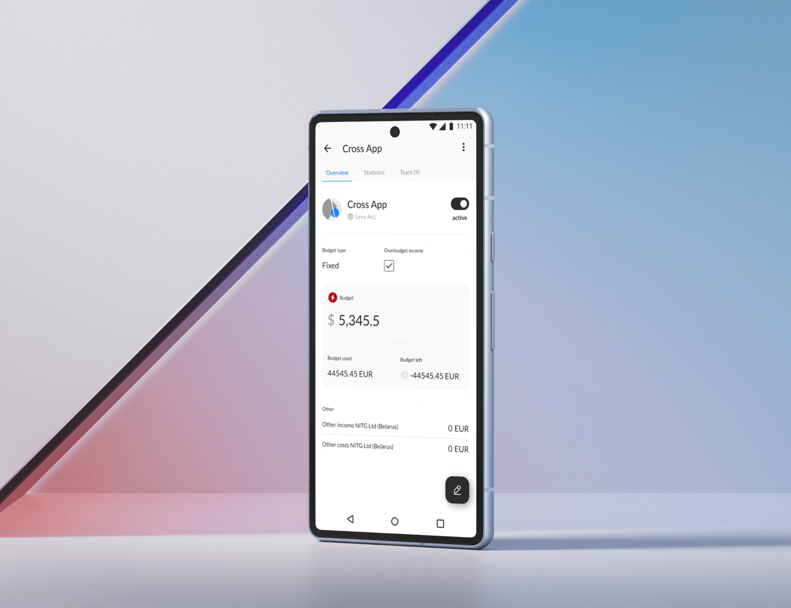 Cross-platform mobile app