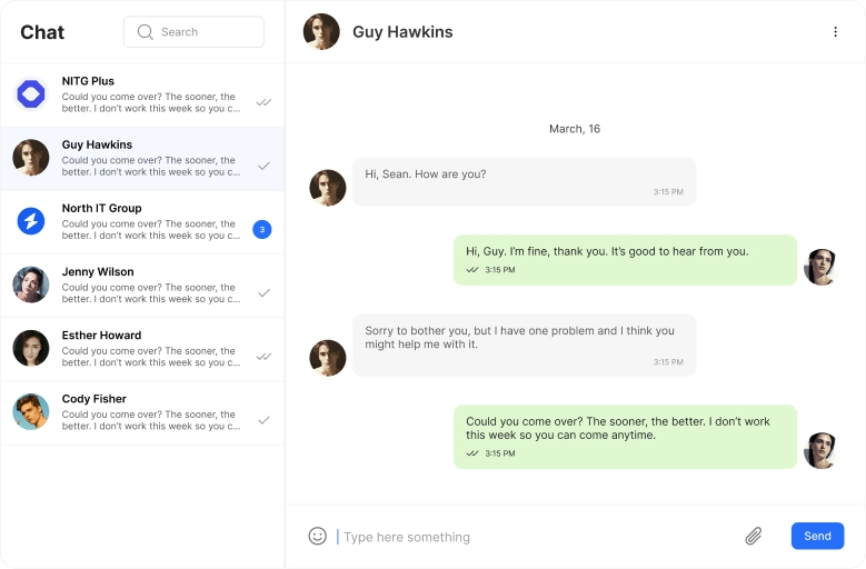 Chat functions