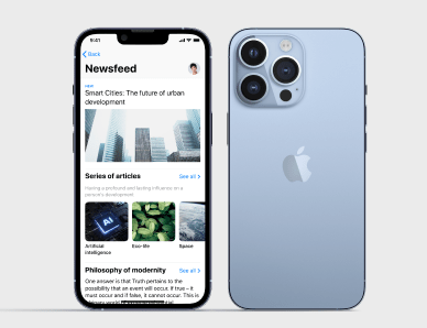 iOS mobile app
